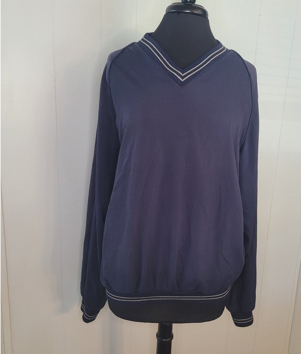 VTG Sunderland Scotland Windbreaker Pullover Jacket Men’s M V-Neck GUC